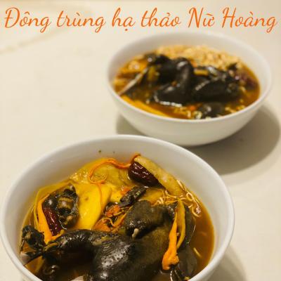 Gà hầm đông trùng hạ thảo bổ dưỡng ra sao?
